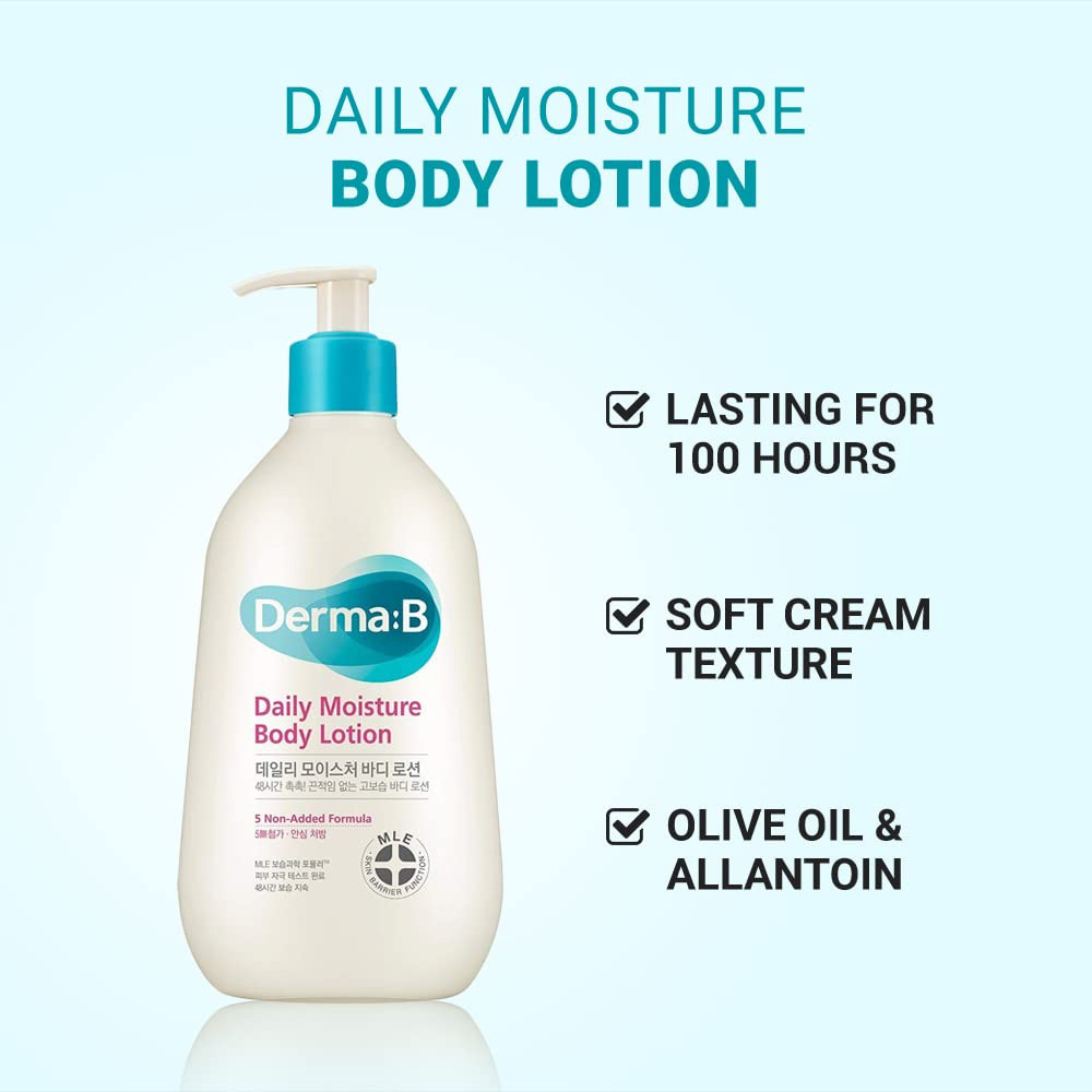 Derma: B Daily Moisture Body Lotion Jumbo [400ml]	